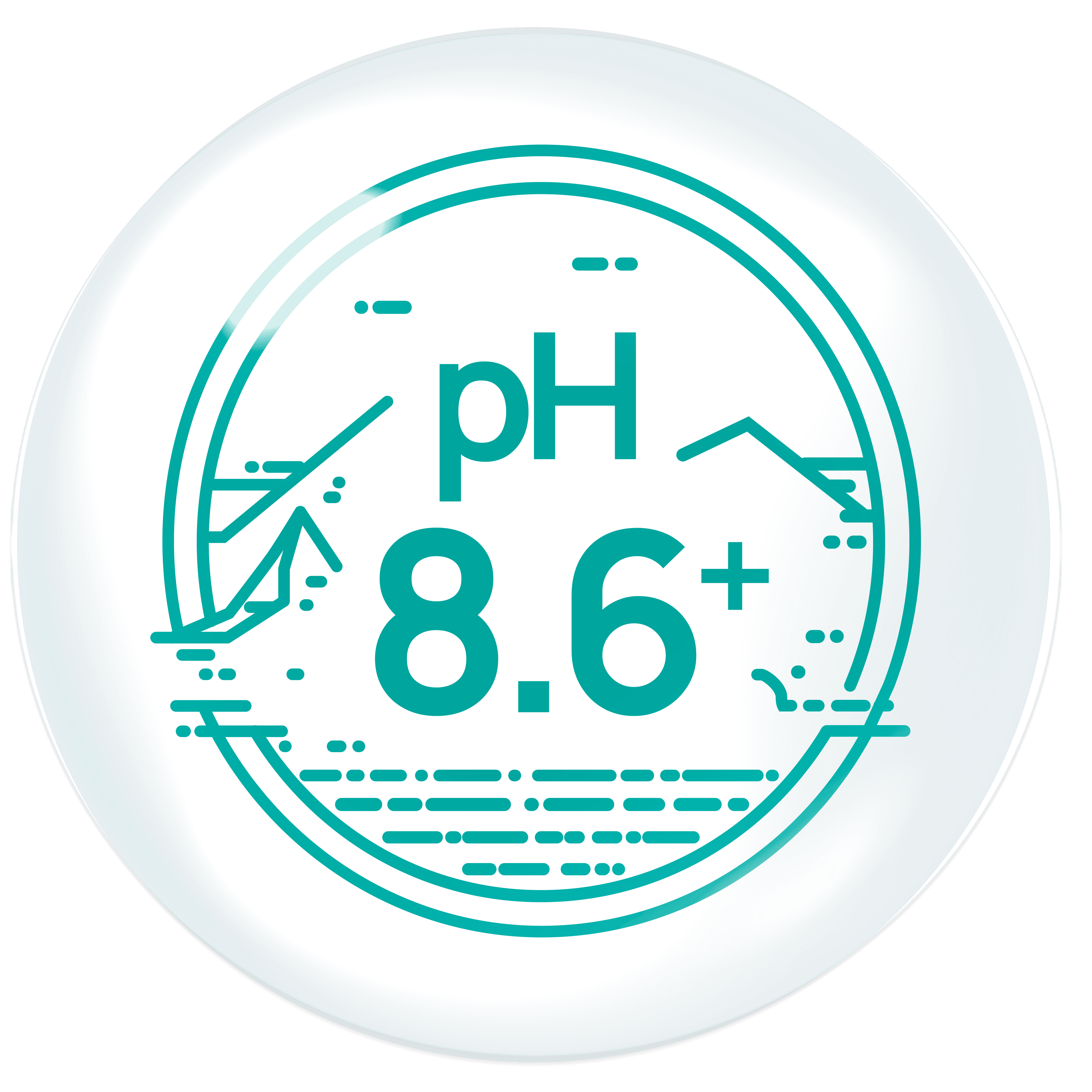 pH8.6+